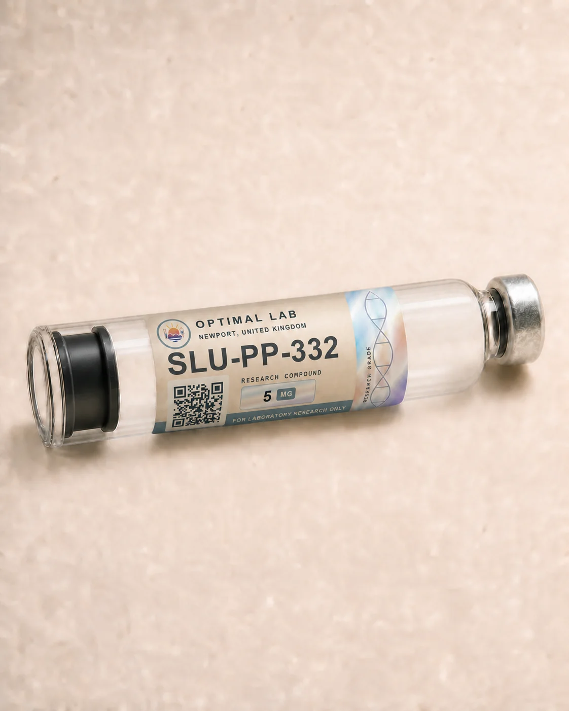 Optimal Lab refillable research pen loaded with SLU-PP-332 (Injectable), in its presentation box